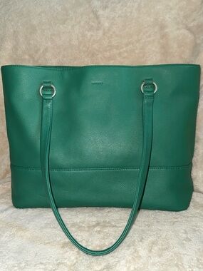 Hammitt Verdant Green Pebbled Leather Large Andersen Shoulder Tote Bag 2022 NWOT